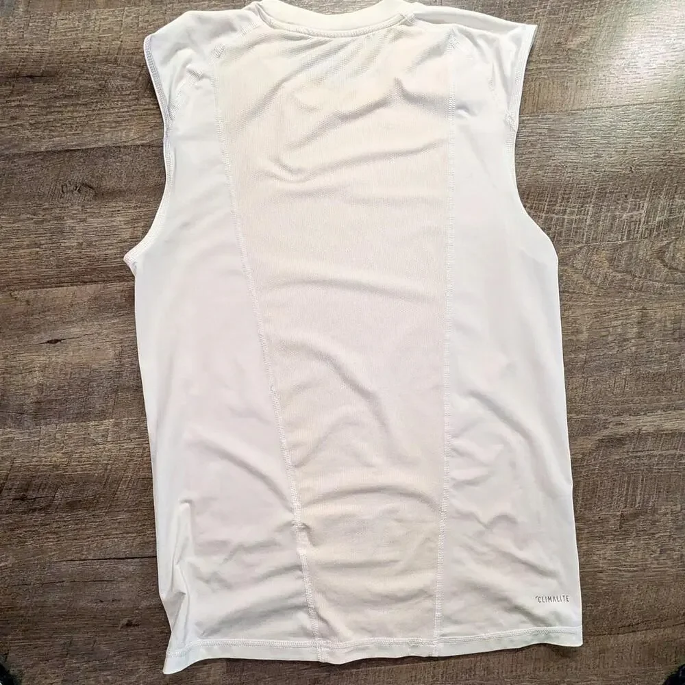 Copied - White adidas sleeveless shirt